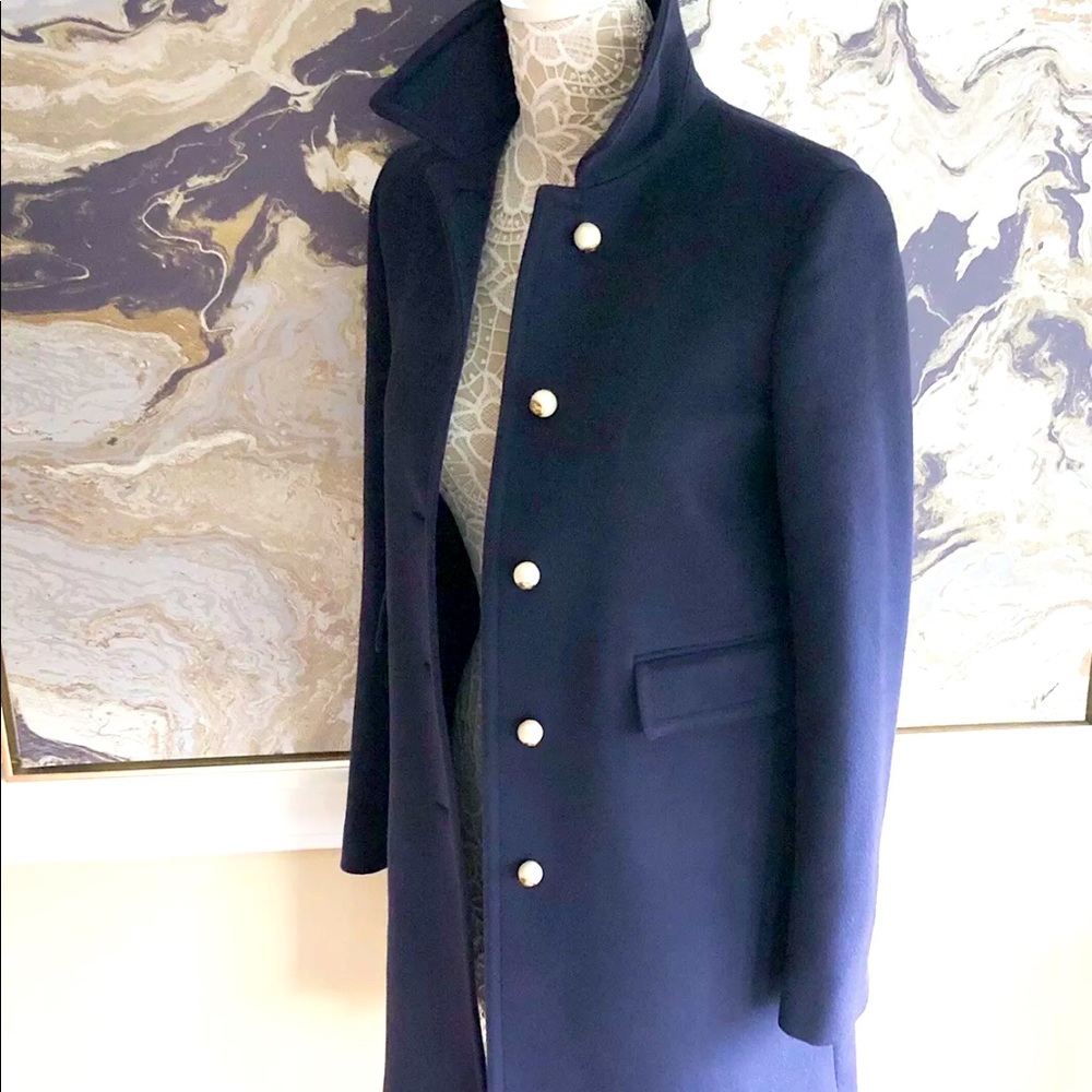 Gucci Pearls button wool coat